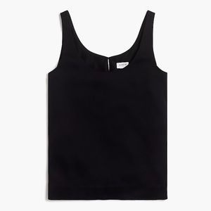 J.Crew Satin Crepe Scoopneck Tank